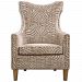 23208 - Uttermost - Kiango - 40 inch Animal Pattern Armchair Weathered Maple Wood Finish - Kiango