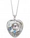 Mabe Blister Pearl (33 x 30mm) Heart 24" Pendant Necklace in Sterling Silver