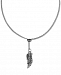 King Baby Unisex Wing 26" Adjustable Lariat Necklace in Sterling Silver