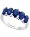 Effy Sapphire Five Stone Ring (2-1/8 ct. t. w. ) in Sterling Silver