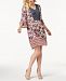 Style & Co Petite Mixed-Print Peasant Dress, Created for Macy's