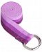 Gaiam Tri-Color Purple Yoga Strap