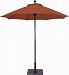 725AB63 - Galtech International - Manual Lift - 7.5' Round Umbrella 63: Henna AB: Antique BronzeSunbrella Solid Colors - Quick Ship -