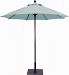725AB64 - Galtech International - Manual Lift - 7.5' Round Umbrella 64: Spa AB: Antique BronzeSunbrella Solid Colors - Quick Ship -