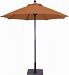 725W78 - Galtech International - Manual Lift - 7.5' Round Umbrella 78: Vellum W: WhiteSunbrella Solid Colors - Quick Ship -