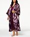 Thalia Sodi Plus Size Floral-Print Charmeuse Robe, Created for Macy's