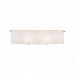 62052LED-CH/CKF - Access Lighting - Oxygen - 25.25 Inch 13W 1 LED Bath Vanity Chrome Finish with Checkered Frosted Glass - Oxygen