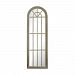 6100-007 - Sterling Industries - Arched Window - 71 Full Pane Wall Mirror Grey White Wash Finish - Arched Window