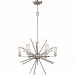 UPCN5006IS - Quoizel Lighting - Uptown Carnegie - Six Light Chandelier Imperial Silver Finish - Uptown Carnegie