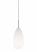 HS242OPSCLEDS830MRL - LBL Lighting - Tear-SII Coax - 7.4 6W 1 LED Monorail Low-Voltage Pendant Opal Glass Satin Nickel Finish - Tear-sii Coax
