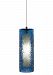 HS547SMBZLEDS830MRL - LBL Lighting - Mini-Rock Candy Cylinder - 7.4 6W 1 LED Monorail Low-Voltage Pendant Smoke Glass Bronze Finish - Mini-Rock Candy Cylinder