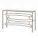 24636 - Uttermost - Eilinora - 53 Console Table Antiqued Silver Leaf Finish with Clear Tempered Glass - Eilinora