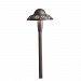 15857AZT30R - Kichler Lighting - Pierced Dome - 22.25 3.8W 1 LED 3000K Path Light Textured Architectural Bronze Finish - Pierced Dome