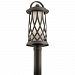 49684OZ - Kichler Lighting - Pebble Lane - One Light Outdoor Post Lantern Olde Bronze Finish - Pebble Lane