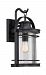 BKR8410K - Quoizel Lighting - Booker - 1 Light 150W Large Outdoor Wall Lantern Mystic Black Finish with Clear Seeded Glass - Booker