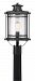 BKR9010K - Quoizel Lighting - Booker - 1 Light 150W Large Outdoor Post Lantern Mystic Black Finish with Clear Seeded Glass - Booker