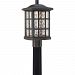 SNNL9009K - Quoizel Lighting - Stonington - 16.5 Inch 16W 1 LED Large Outdoor Post Lantern Mystic Black Finish with Clear Water Glass - Stonington