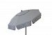 1420 - Parasol Enterprises - Euro - 6' Umbrella with Patio Pole Thin Stripe Grey/Black Finish -