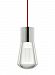 700TDALVPM24CRS-LED930 - Tech Lighting - Alva - 7.1 14.5W 1 LED 2200K 16' Cord Line-Voltage Pendant Red Satin Nickel Finish with Clear Crystal Glass - Alva