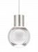 700TDMINAP11CWS-LED930 - Tech Lighting - Mina - 7.6 159.5W 11 LED 3000K Line-Voltage Suspension White Clear Glass - Mina