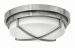 4381BN - Hinkley Lighting - Halsey - Two Light Flush Mount Brushed Nickel Finish with Etched Opal Glass - Halsey