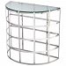 07054 - Cyan lighting - 32.25 Ecliptic Console Table Stainless Steel Finish -