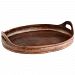 07531 - Cyan lighting - 20.75 Large Sepia Tray Old Vintage Copper Finish -