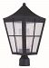 85330CDFTBK - Maxim Lighting - Revere - One Light Outdoor Post Lantern Black Finish with Seedy/Frosted Glass - Revere