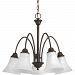 Tally Collection 5-light Brushed Nickel Chandelier