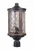 Z2725-TBWB - Craftmade Lighting - Madera - One Light Large Outdoor Post Mount Textured Black/Whiskey Barrel Finish with Clear Hammered Glass - Madera