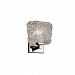 GLA-8431-56-CLRT-DBRZ-LED1-700 - Justice Design - Veneto Luce - 4.5 One Light Wall Sconce Clear Textured Dark BronzeTulip with Rippled Rim - Veneto Luce