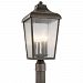 49739OZ - Kichler Lighting - Forestdale - Four Light Outdoor Post Lantern Olde Bronze Finish with Clear Seeded Glass - Forestdale