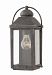 1850DZ - Hinkley Lighting - Anchorage - One Light Outdoor Small Wall Mount Aged Zinc Finish with Clear Glass - Anchorage