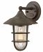 2480BZ - Hinkley Lighting - Marina - One Light Outdoor Small Wall Mount Bronze Finish with Clear Holophane Glass - Marina