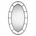 09182 - Uttermost - Gilliam - 58 Oval Mirror Aged Bronze/Silver Finish - Gilliam