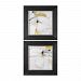 41560 - Uttermost - Trajectory - 28.5 Modern Abstract Art (Set of 2) Satin Black/Brushed Silver Finish - Trajectory