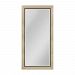 MW4069C-0057 - Mirror Master - Sheldon - 76 Rectangular Mirror Shining Silver/Gold Mist/Black Finish - Sheldon