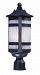3120CONAR - Maxim Lighting - Casa Grande - One Light Outdoor Post Lantern Anthracite Finish with Constellation Glass - Casa Grande