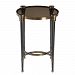 24731 - Uttermost - Thora - 24.5 inch Accent Table Brushed Black/Brass Finish with Smoke Glass - Thora