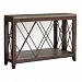 25765 - Uttermost - Delancey - 50 inch Console Table Weathered Oak/Gray Glaze/Burnished Champagne/Antique Pewter Finish - Delancey