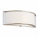 10630PNLED - Kichler Lighting - 15 15W 1 LED Wall Sconce Polished Nickel Finish with White Acrylic Glass -