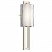 42500PNLED - Kichler Lighting - Jewel - 20 20W 1 LED Wall Sconce Polished Nickel Finish with Hammered Clear/White Acrylic Glass - Jewel