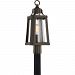 LTE9009PN - Quoizel Lighting - Lighthouse - 150W 1 Light Outdoor Large Post Lantern Palladian Bronze Finish with Clear Seedy Glass - Lighthouse