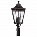 OL5408GBZ-LED - Feiss - Cotswold Lane - 27.5 14W 1 LED Outdoor Post Lantern Grecian Bronze Finish with Clear Glass - Cotswold Lane