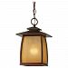 OL8511SBR-LED - Feiss - Wright House - 12.25 14W 1 LED Outdoor Hanging Lantern Sorrel Brown Finish with Striated Ivory Glass - Wright House