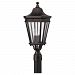 OL5407GBZ-LED - Feiss - Cotswold Lane - 22.5 14W 1 LED Outdoor Post Lantern Grecian Bronze Finish with Clear Glass - Cotswold Lane