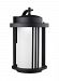 8847991DS-12 - Sea Gull Lighting - Crowell - 19.56 14W 1 LED Large Outdoor Wall Lantern Black Finish with Satin Etched Glass - Crowell