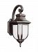8736301-71 - Sea Gull Lighting - Childress - One Light Large Outdoor Wall Lantern Medium Base: 100W Antique Bronze Finish with Satin Etched Glass - Childress