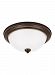 7716591S-782 - Sea Gull Lighting - 15.25 LED Large Flush Mount Heirloom Bronze Finish with Satin Etched Glass -