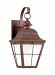 1-Light Weathered Copper Outdoor Wall Sconce